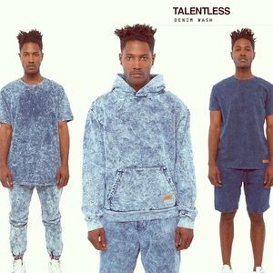 TALENTLESS DENIM WASH HOODIE- sold out online!